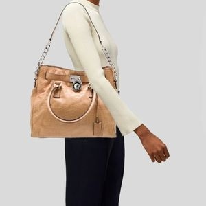 SOLD!! Michael Kors Embossed Leather Shoulder bag. AUTHENTIC